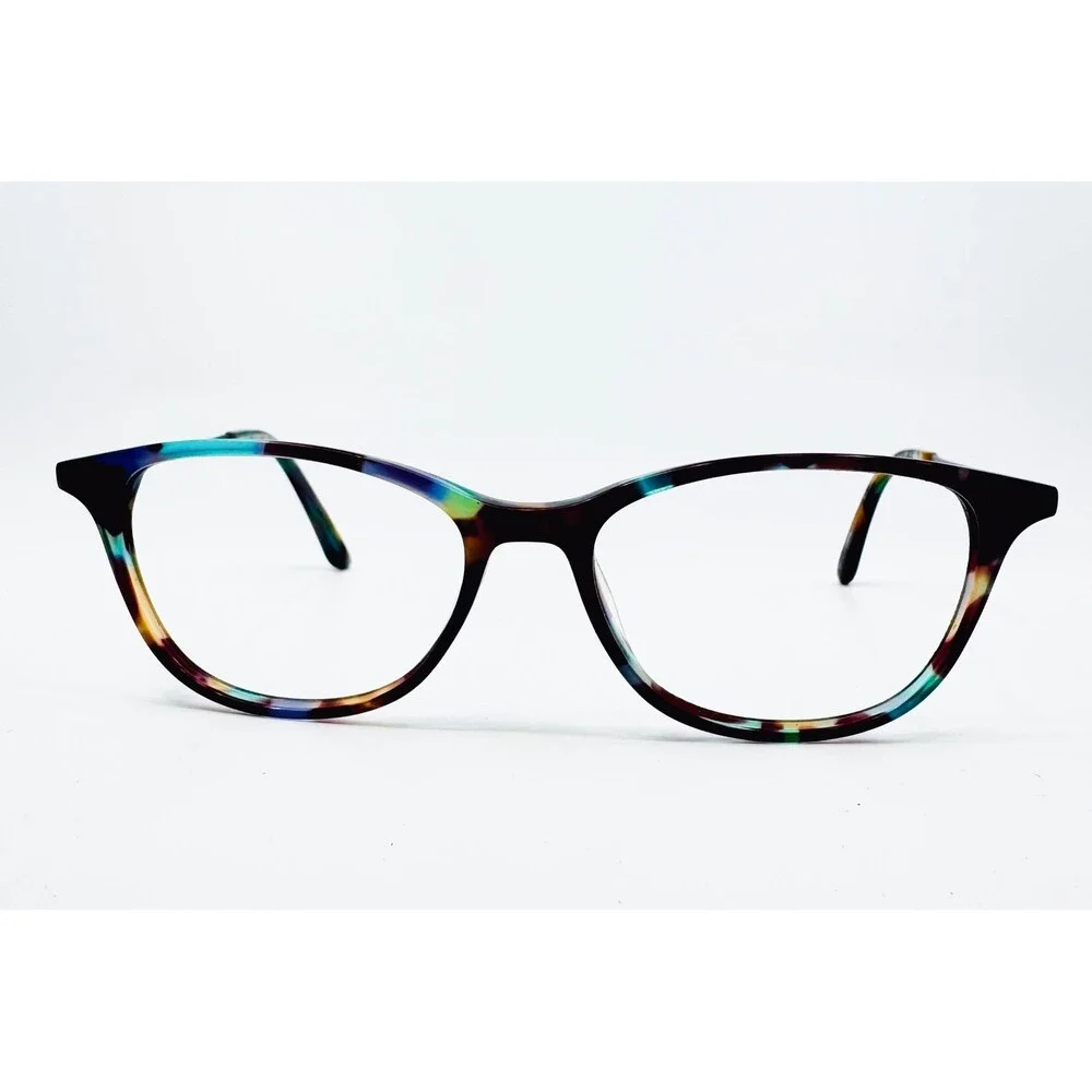 Kirkland Signature Eyeglasses Womens Aqua Tortoise Serendipity 51-16-140